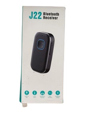 J22 Bluetooth 5.0 Receiver Car – Noise Cancelling Bluetooth AUX Adapter – Open